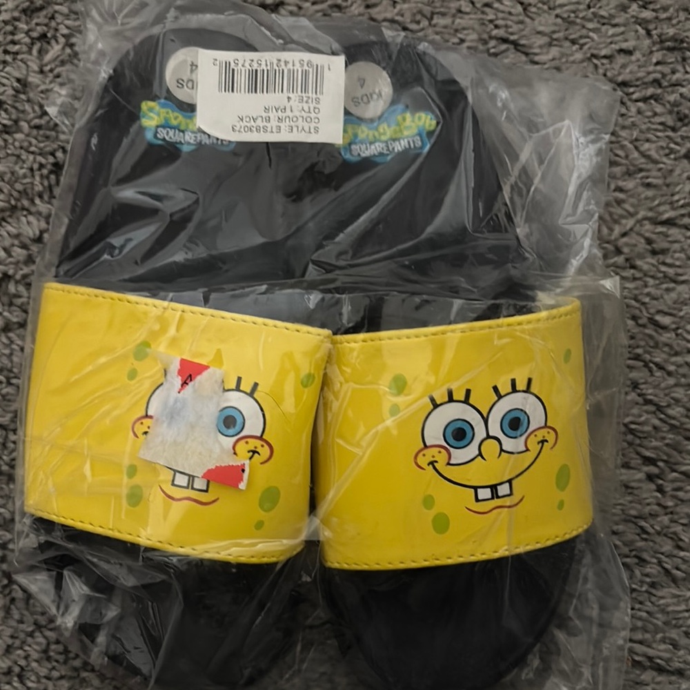 SpongeBob SquarePants Yellow and Black Slides